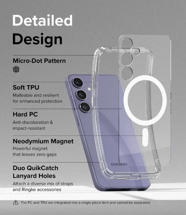 Funda Ringke Fusion Magnetic para Samsung Galaxy S24 | Rosario