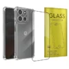 Funda Transparente con Cubre Cámaras para Motorola G15 + Vidrio Templado 9H | Rosario