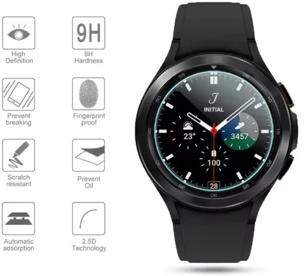 Vidrio Templado 9H para Samsung Galaxy Watch4 Classic 46mm | Rosario