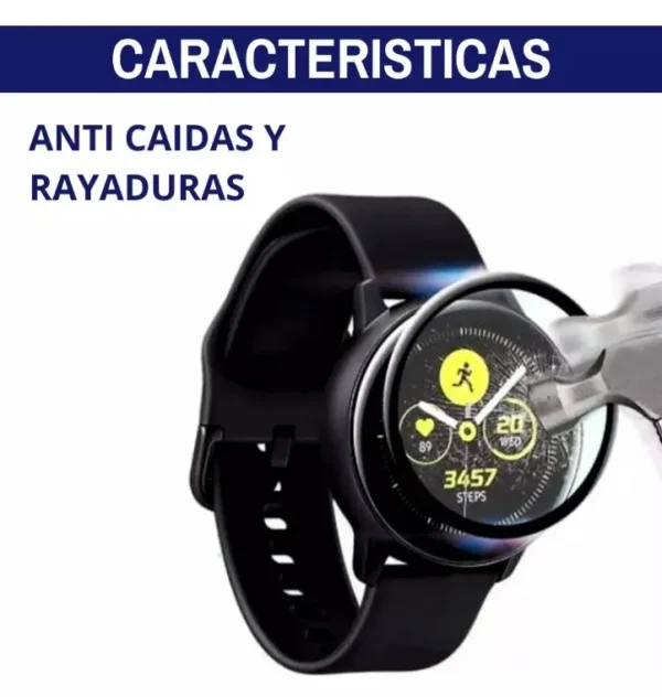 Vidrio Templado 9H Premium 3D para Samsung Galaxy Watch5 40mm/44mm | Rosario