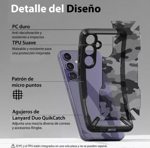 Funda Ringke Camo para Samsung Galaxy S24 | Rosario