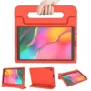 PORTADA ROJO Funda Infantil con Manija y Stand para Tablet Samsung Tab A8 (X200) 10.5" / Tab A7 (T500) 10.4" | Rosario