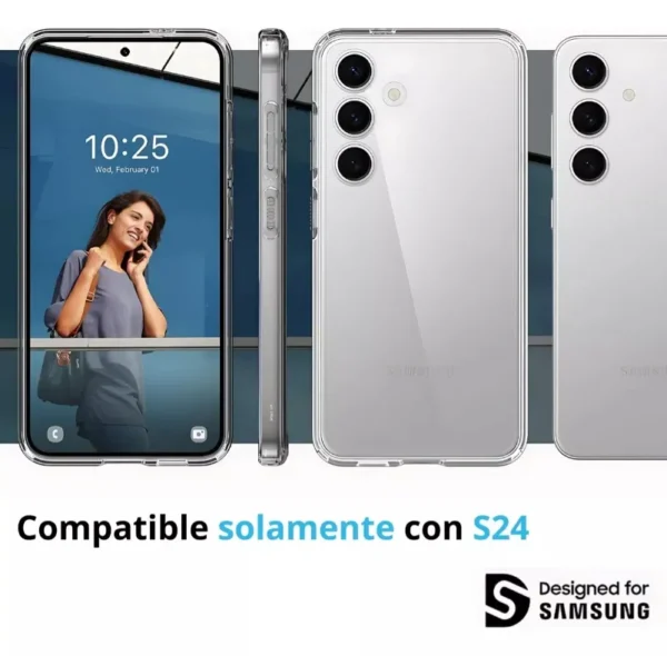 Funda Spigen Ultra Hybrid para Samsung Galaxy S24 | Rosario