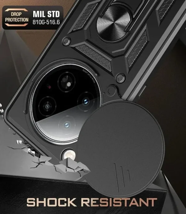 Funda Armor con Anillo y Cubre Cámaras para Infinix Zero 40 4G | Rosario