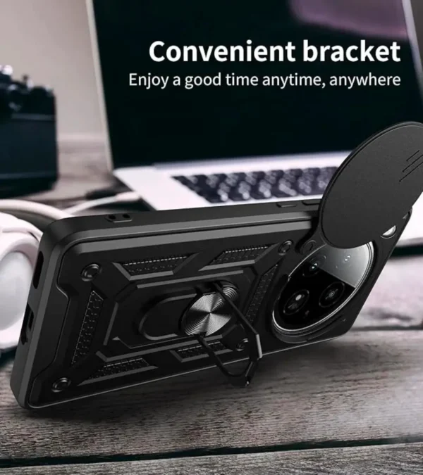 Funda Armor con Anillo y Cubre Cámaras para Infinix Zero 40 4G | Rosario