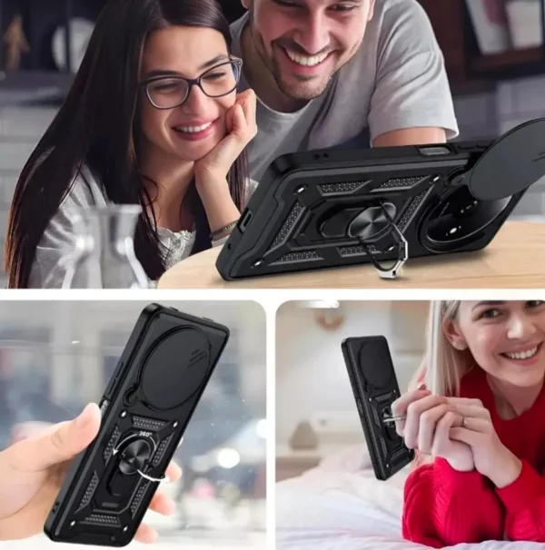 Funda Armor con Anillo y Cubre Cámaras para Infinix Zero 40 4G | Rosario