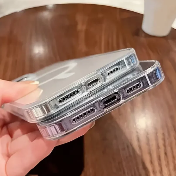 3 Funda Reforzada Transparente con MagSafe para iPhone 16 Pro / 16 Pro Max | Rosario
